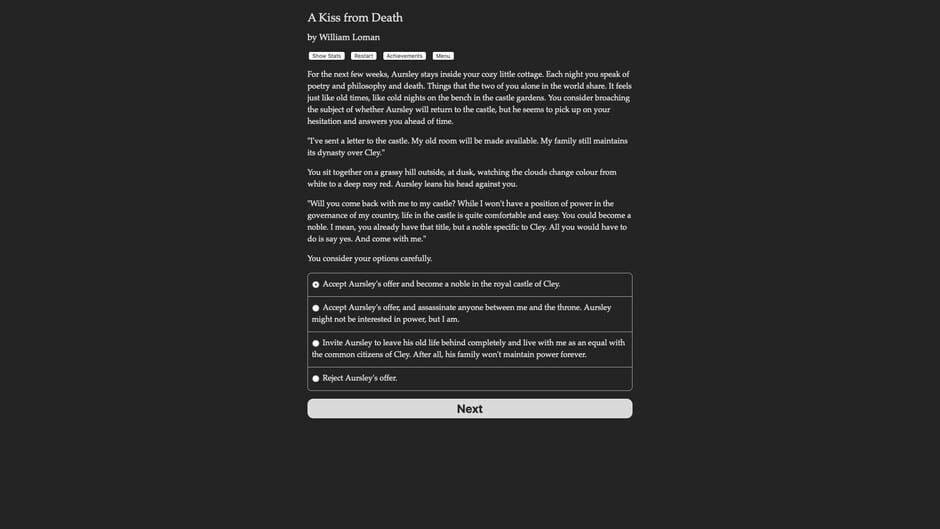 A Kiss from Death Screenshot