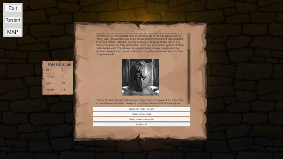 DnD Adventure: Wizard's Choice Screenshot