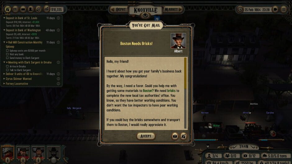 Bounty Train: New West Screenshot