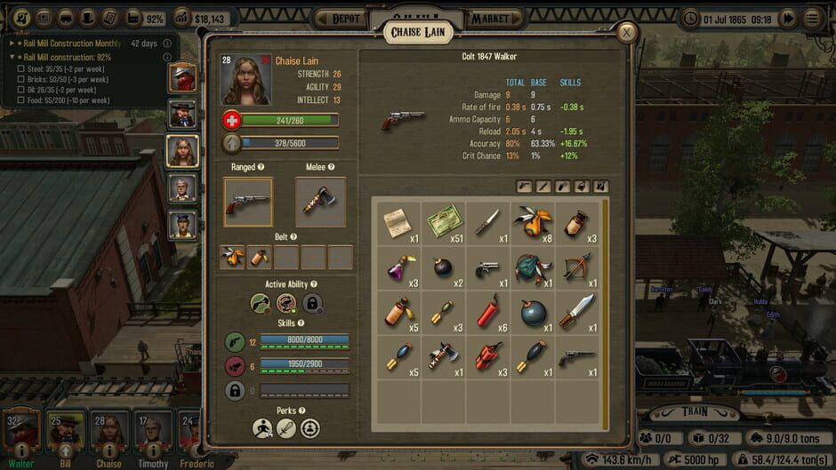 Bounty Train: New West Screenshot