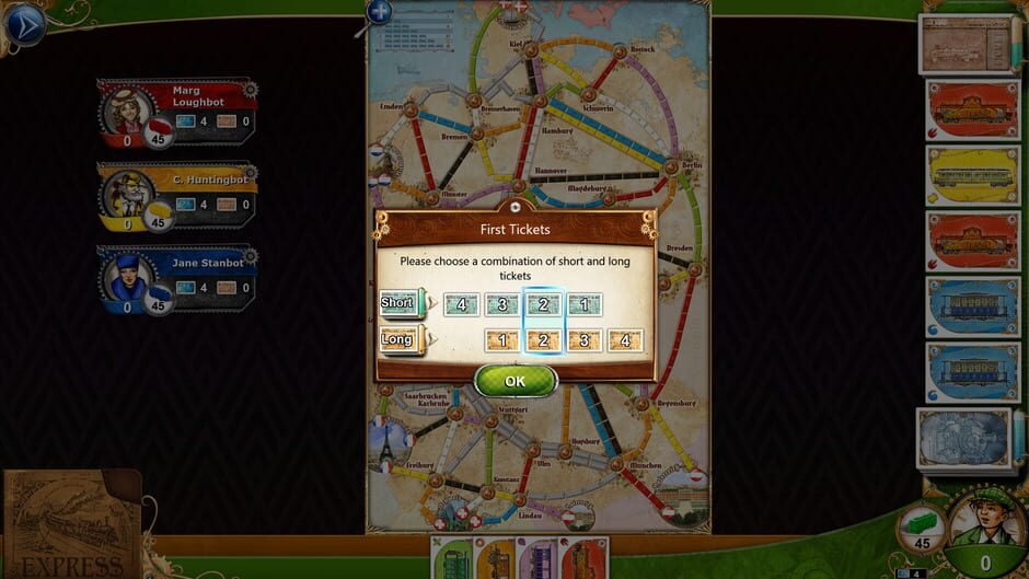 Ticket to Ride: Germany Screenshot