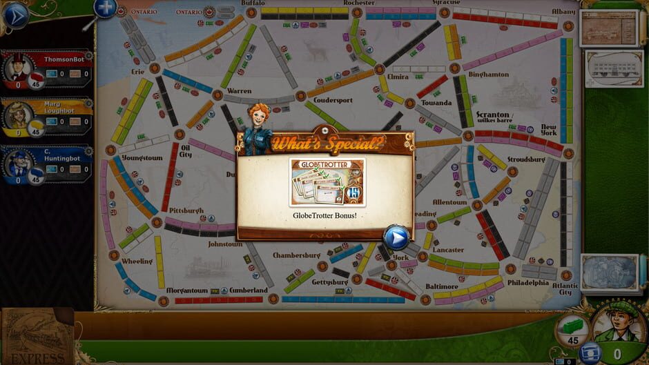 Ticket to Ride: Pennsylvania Screenshot