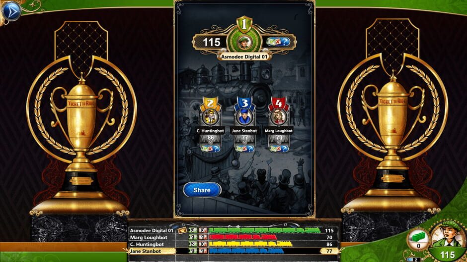 Ticket to Ride: Germany Screenshot