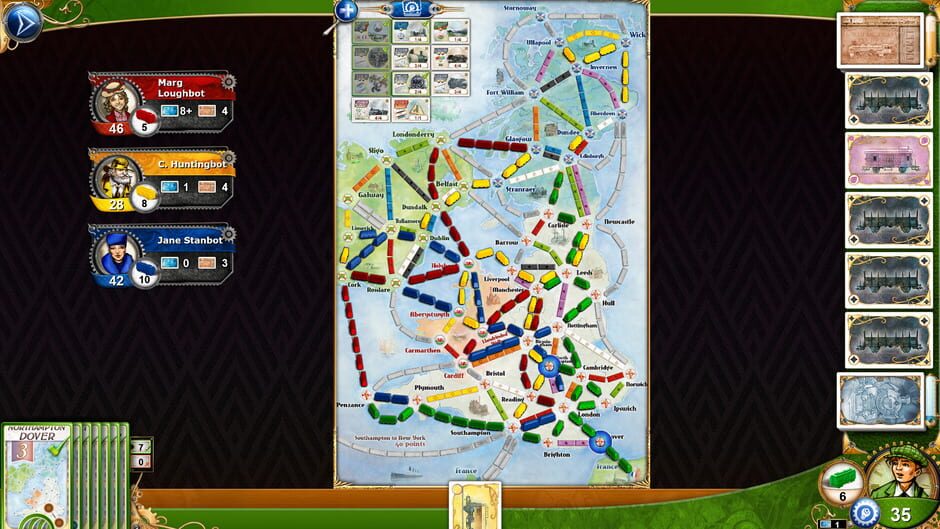 Ticket to Ride: United Kingdom Screenshot