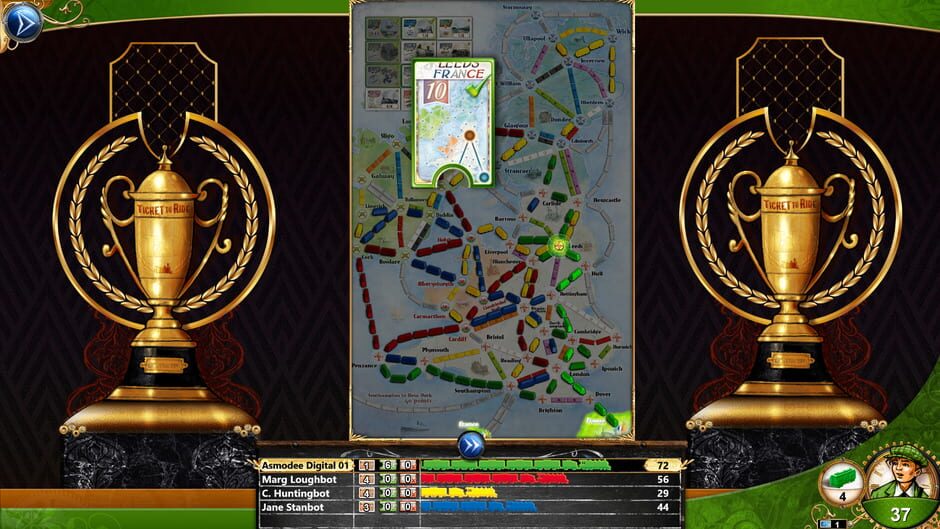Ticket to Ride: United Kingdom Screenshot