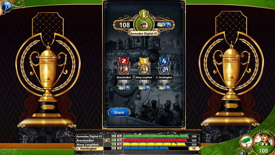 Ticket to Ride: India Screenshot