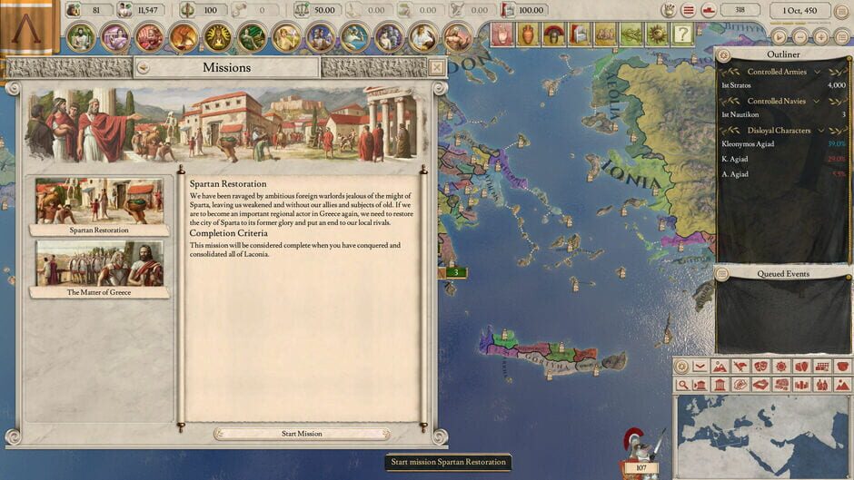 Imperator: Rome - Magna Graecia Content Pack Screenshot