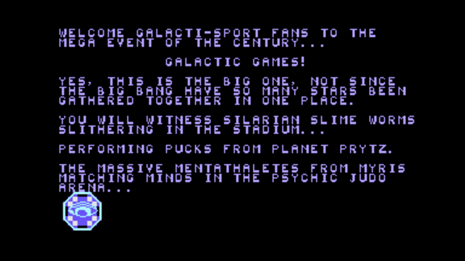Galactic Games Screenshot