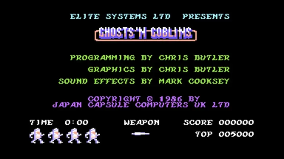 Ghosts 'n Goblins, captura de tela 4