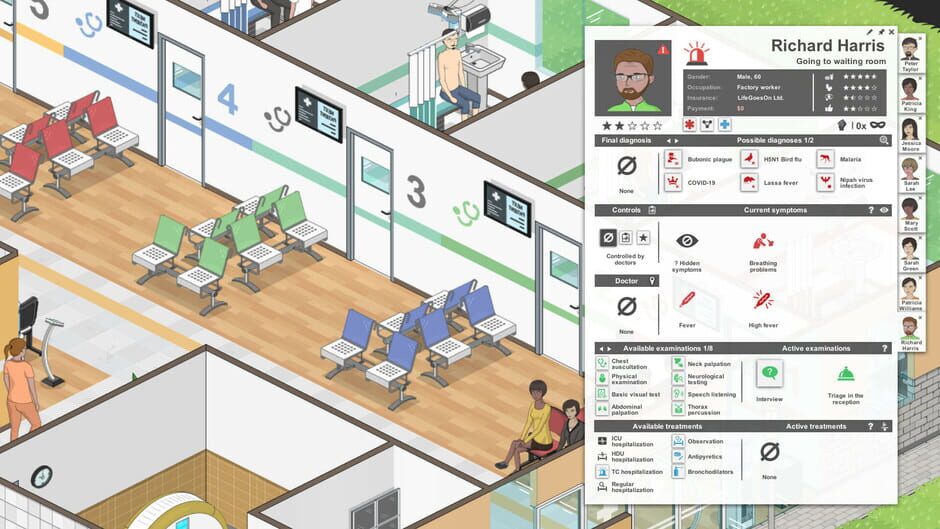 Project Hospital: Department of Infectious Diseases Screenshot