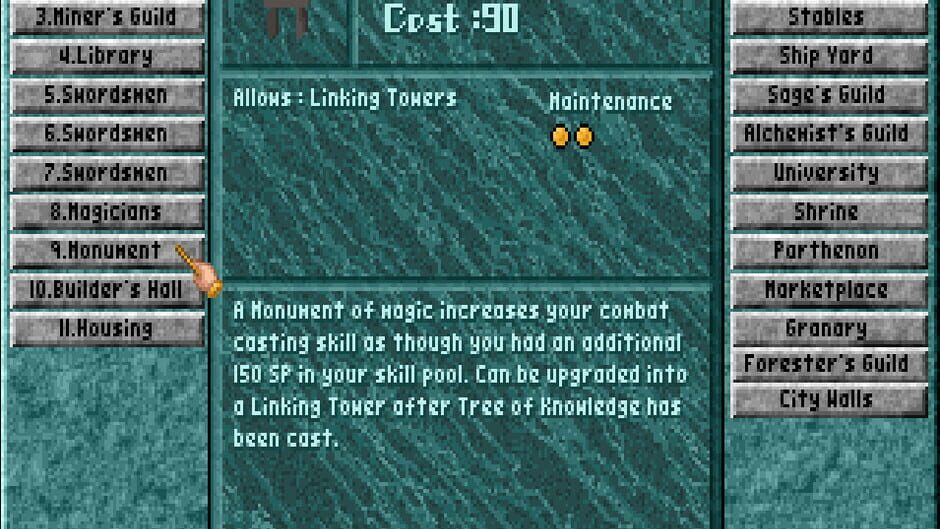 Master of Magic: Caster of Magic for Windows Screenshot