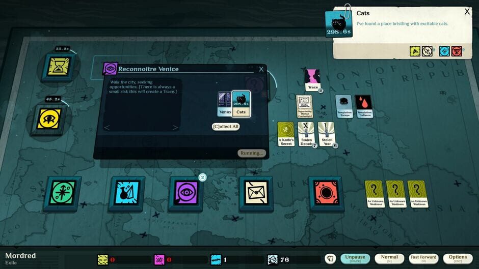 Cultist Simulator: The Exile Screenshot