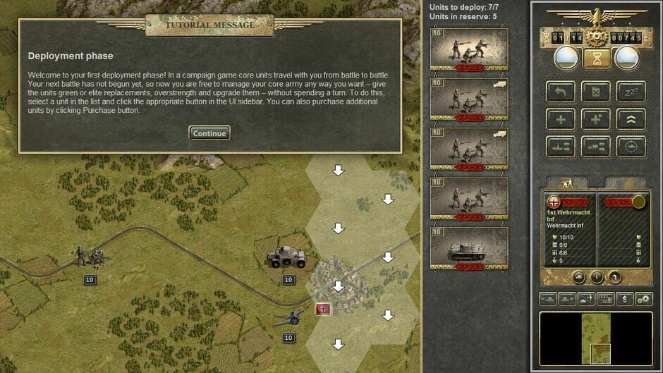 Panzer Corps Gold Screenshot