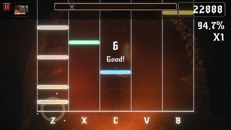 Rhythmetallic Screenshot