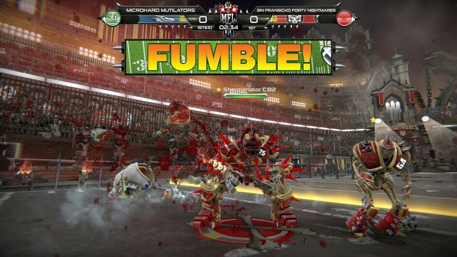 Mutant Football League: Sin Fransicko Forty Nightmares Screenshot