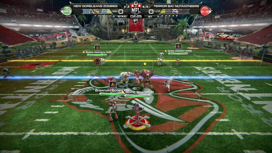 Mutant Football League: Terror Bay Mutantneers Screenshot