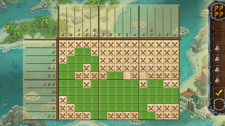 Fill & Cross: Pirate Riddles Screenshot