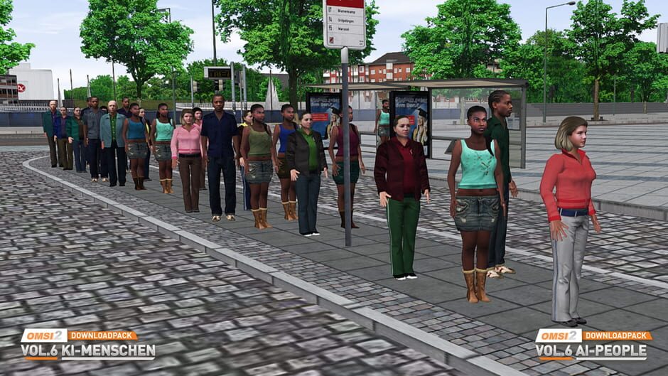 สกรีนช็อตจาก OMSI 2: Downloadpack Vol.6 - KI-Menschen (รูปที่ 4)