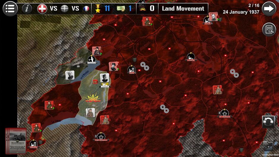 Wars Across the World: Switzerland 1937 Screenshot