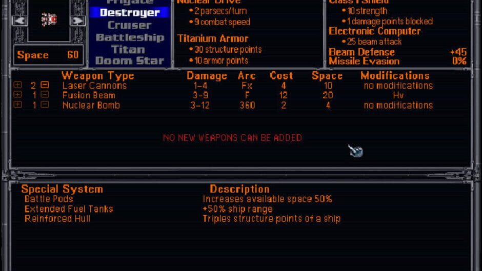 Master of Orion 1+2 Screenshot