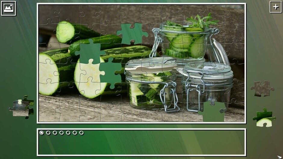 สกรีนช็อตจาก Super Jigsaw Puzzle: Generations - Vegetables (รูปที่ 2)