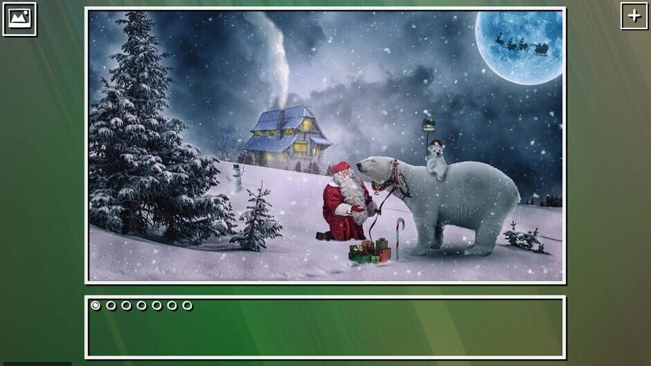 สกรีนช็อตจาก Super Jigsaw Puzzle: Generations - Christmas Puzzles (รูปที่ 3)