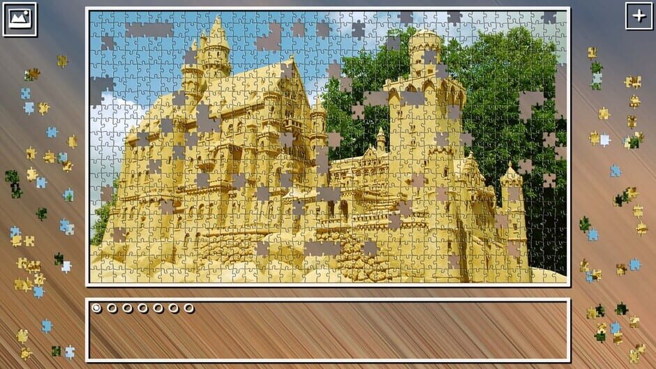 สกรีนช็อตจาก Super Jigsaw Puzzle: Generations - Castles Puzzles (รูปที่ 2)