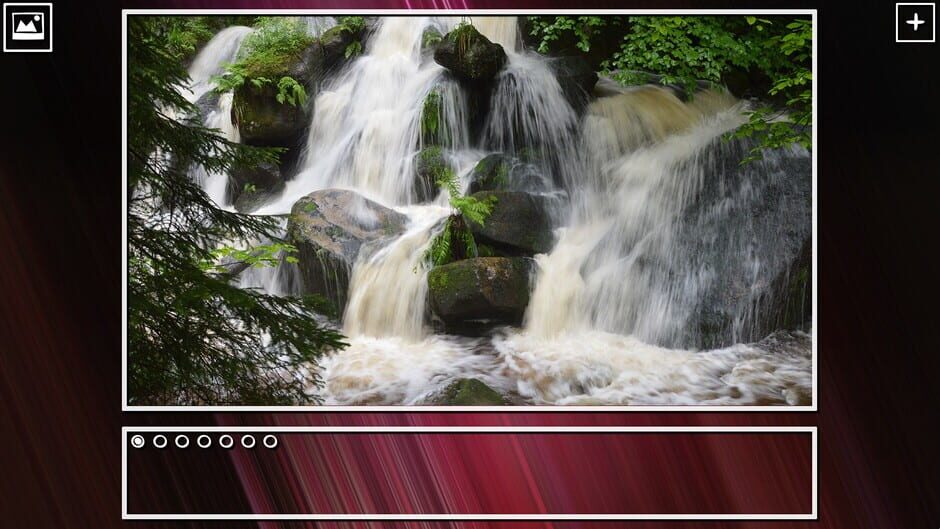 สกรีนช็อตจาก Super Jigsaw Puzzle: Generations - Waterfalls Puzzles (รูปที่ 2)