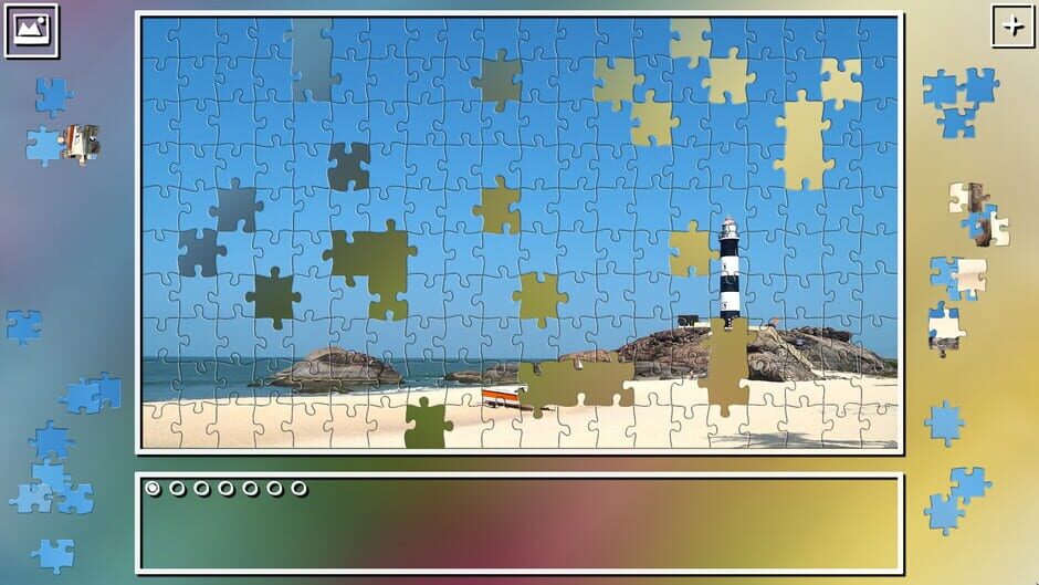 สกรีนช็อตจาก Super Jigsaw Puzzle: Generations - Beaches Puzzles (รูปที่ 3)