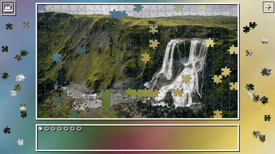 สกรีนช็อตจาก Super Jigsaw Puzzle: Generations - Waterfalls Puzzles (รูปที่ 4)