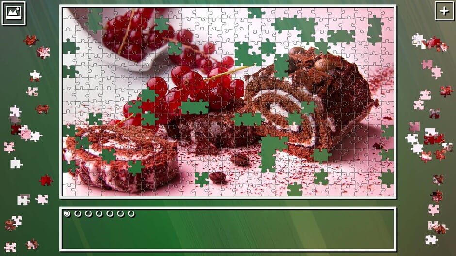 สกรีนช็อตจาก Super Jigsaw Puzzle: Generations - Sweets Puzzles (รูปที่ 5)