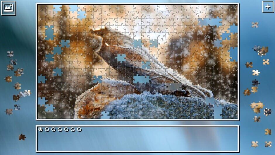 สกรีนช็อตจาก Super Jigsaw Puzzle: Generations - Winter Puzzles (รูปที่ 2)