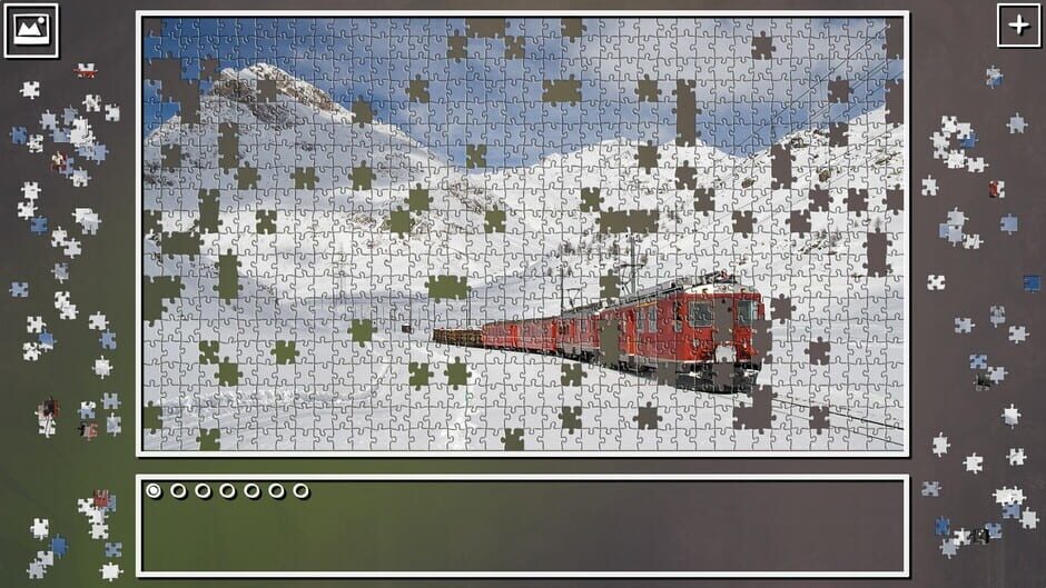 สกรีนช็อตจาก Super Jigsaw Puzzle: Generations - Trains Puzzles (รูปที่ 4)
