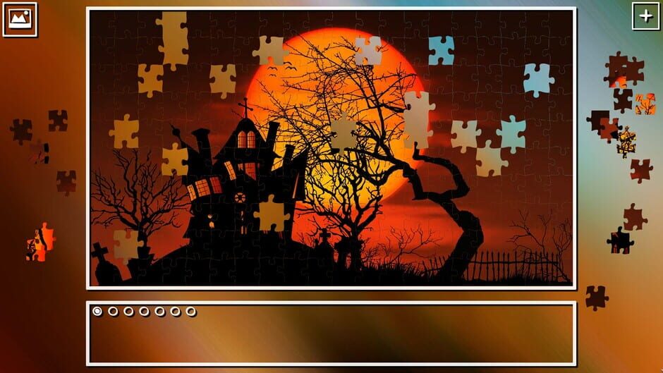 สกรีนช็อตจาก Super Jigsaw Puzzle: Generations - Halloween Puzzles (รูปที่ 2)