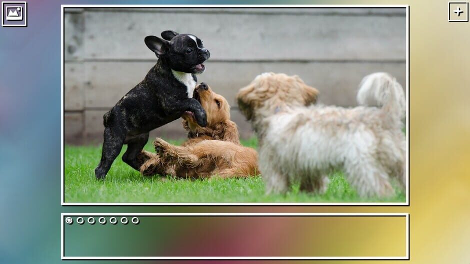 สกรีนช็อตจาก Super Jigsaw Puzzle: Generations - Puppies Puzzles (รูปที่ 2)