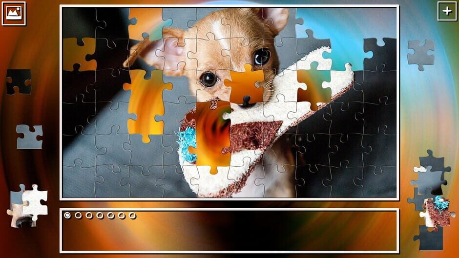 สกรีนช็อตจาก Super Jigsaw Puzzle: Generations - Puppies Puzzles (รูปที่ 7)