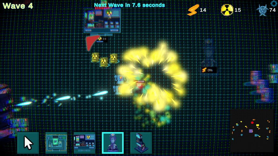 CyberGrid: Tower defense Screenshot