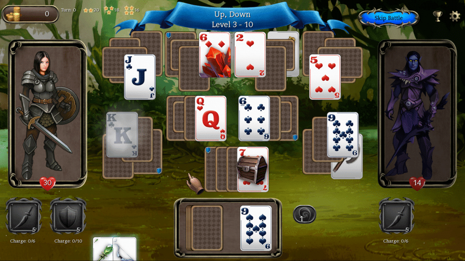 Ember Knight Solitaire Screenshot