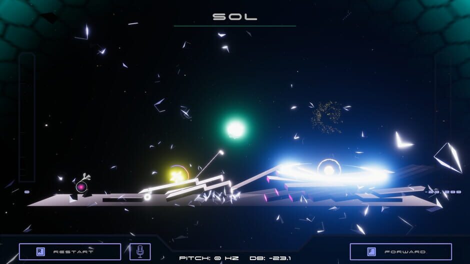 สกรีนช็อตจาก Vocal Space Shooter (รูปที่ 4)