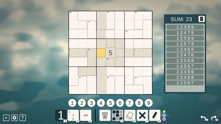 Killer Sudoku Screenshot