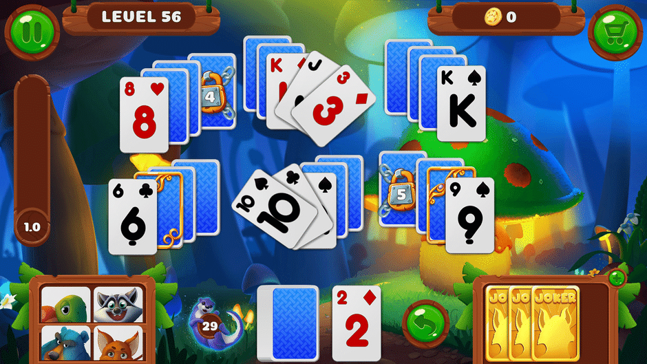Rescue Friends Solitaire Screenshot