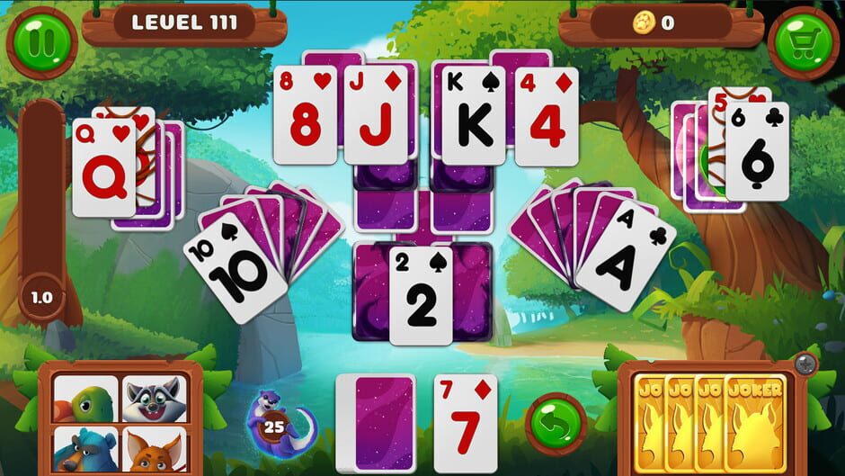 Rescue Friends Solitaire Screenshot