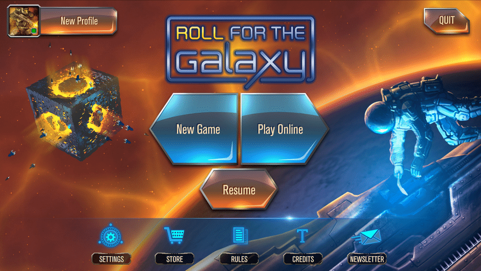 Roll for the Galaxy Screenshot