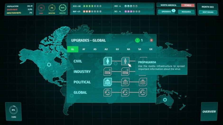 Corona Simulator Screenshot