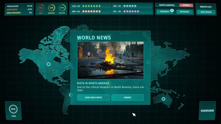 Corona Simulator Screenshot