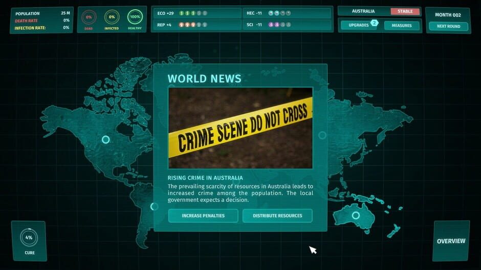 Corona Simulator Screenshot