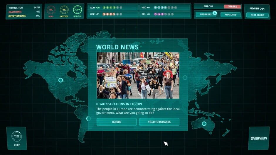 Corona Simulator Screenshot