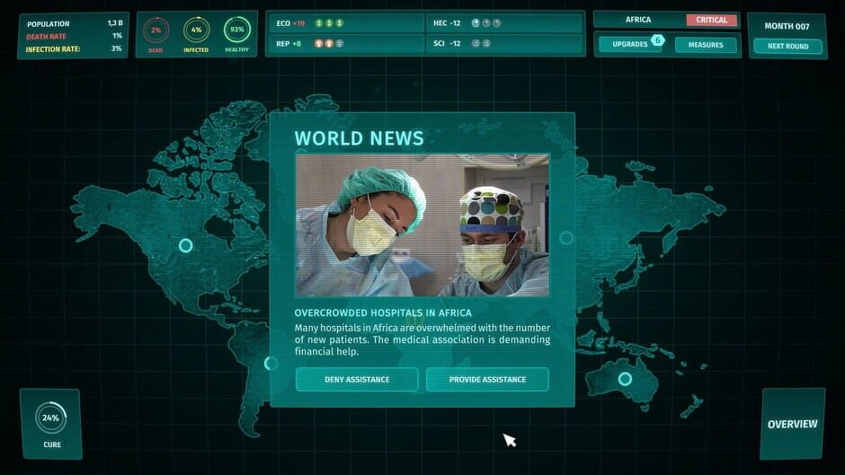 Corona Simulator Screenshot