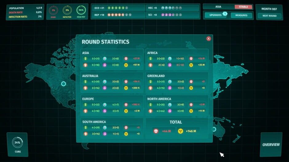 Corona Simulator Screenshot