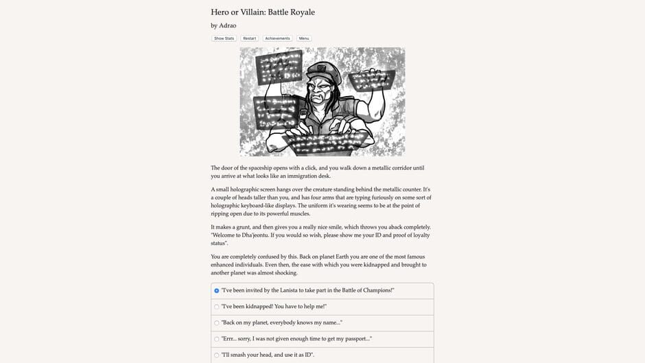 Hero or Villain: Battle Royale Screenshot